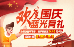 欢度国庆 蓝光有礼
